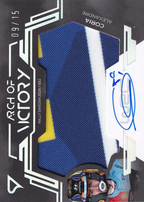 2026 SportZoo FIA WRC Rally Arch of Victory #AVS-AC Alexandre Coria 09/15